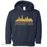 Retro Houston Skyline Texas Toddler Hoodie thumb 0
