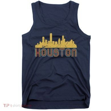 Retro Houston Skyline Texas Tank Top