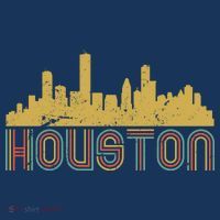 Retro Houston Skyline Texas Toddler T-Shirt thumb 4