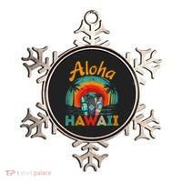Retro Hawaiian Surfboard Aloha Hawaii Island Surfer Outfits Ornament thumb 0