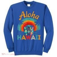 Retro Hawaiian Surfboard Aloha Hawaii Island Surfer Outfits Sweatshirt thumb 0