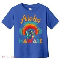 Retro Hawaiian Surfboard Aloha Hawaii Island Surfer Outfits Toddler T-Shirt thumb 0