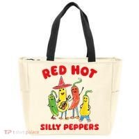 Red Hot Silly Peppers Tote Bag thumb 0