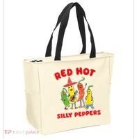 Red Hot Silly Peppers Tote Bag thumb 2