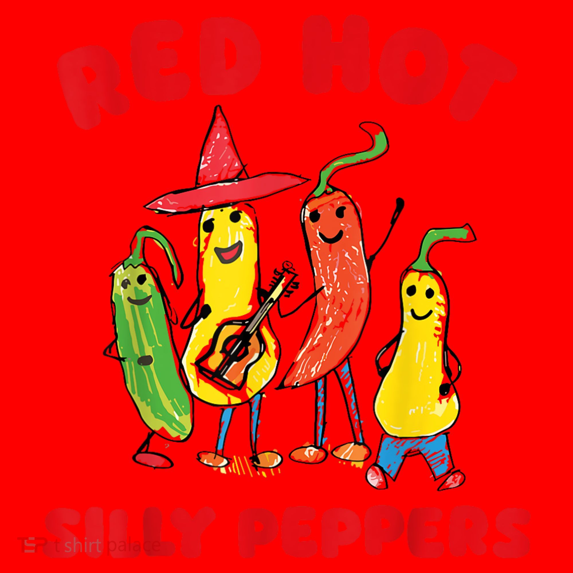 Red Hot Silly Peppers Santa Hat