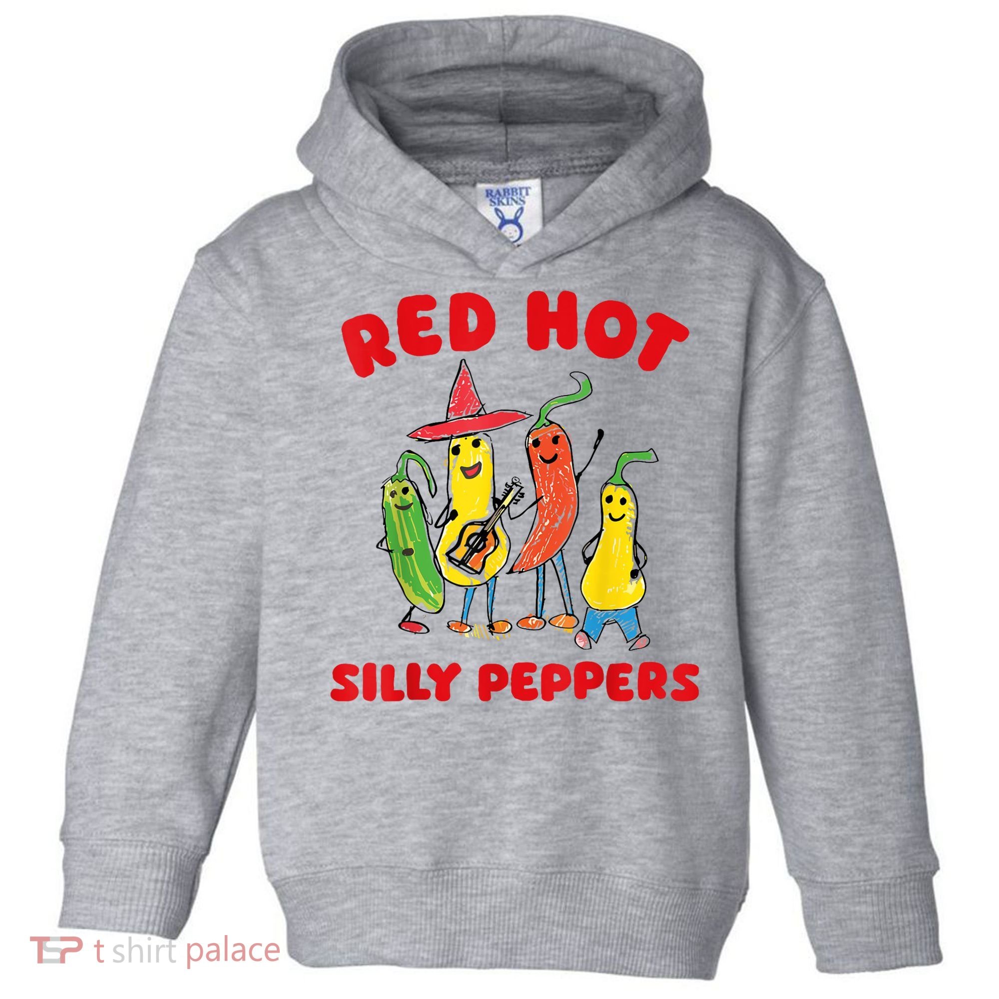 Red Hot Silly Peppers Toddler Hoodie