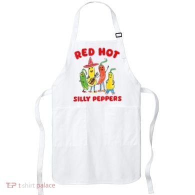 Red Hot Silly Peppers Apron