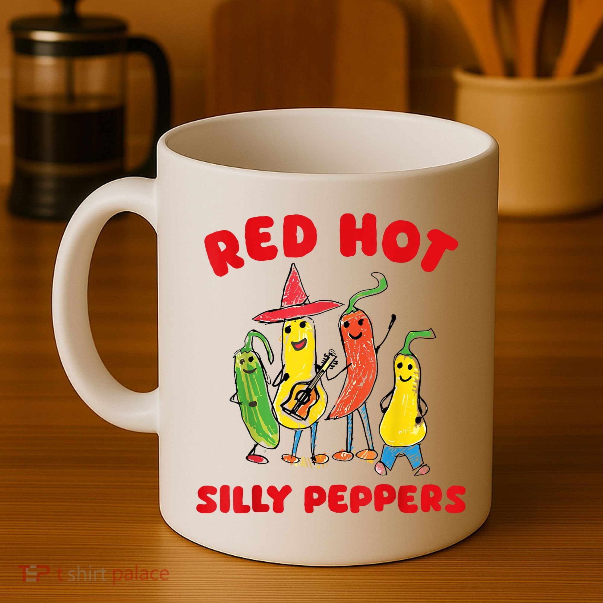 Red Hot Silly Peppers Coffee Mug