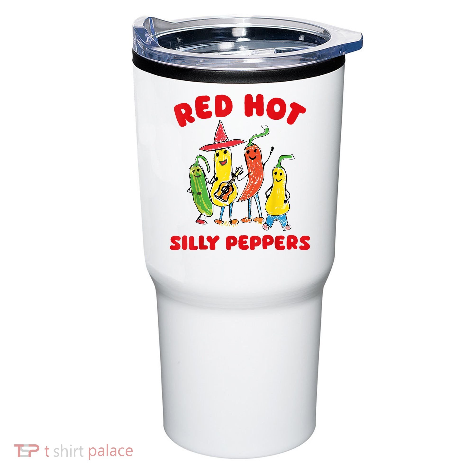 Red Hot Silly Peppers Tumbler