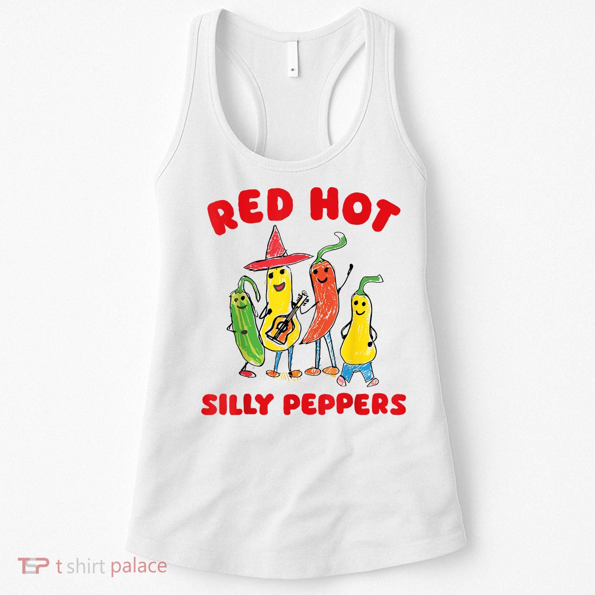 Red Hot Silly Peppers Women's Tank Top