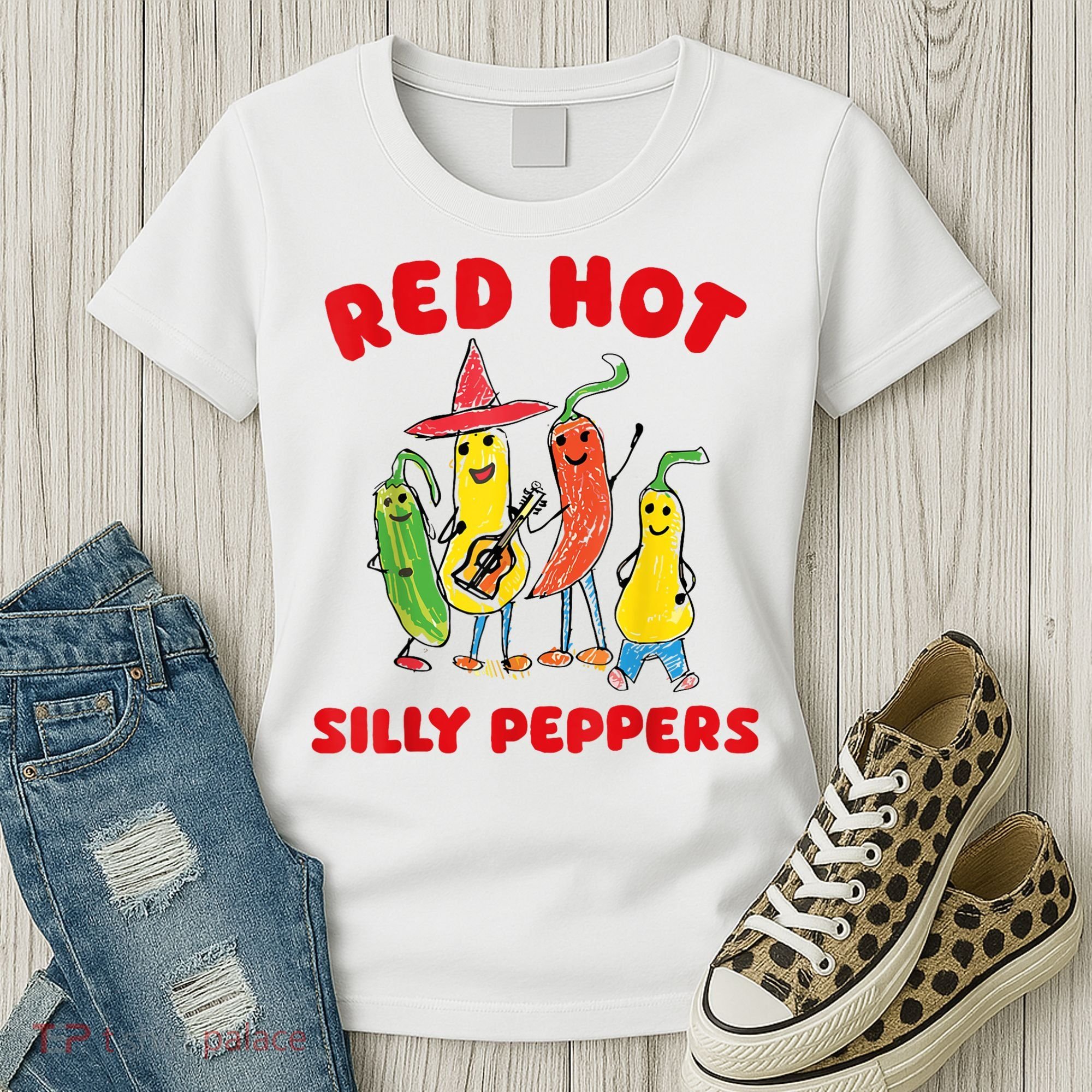 Red Hot Silly Peppers Women's T-Shirt