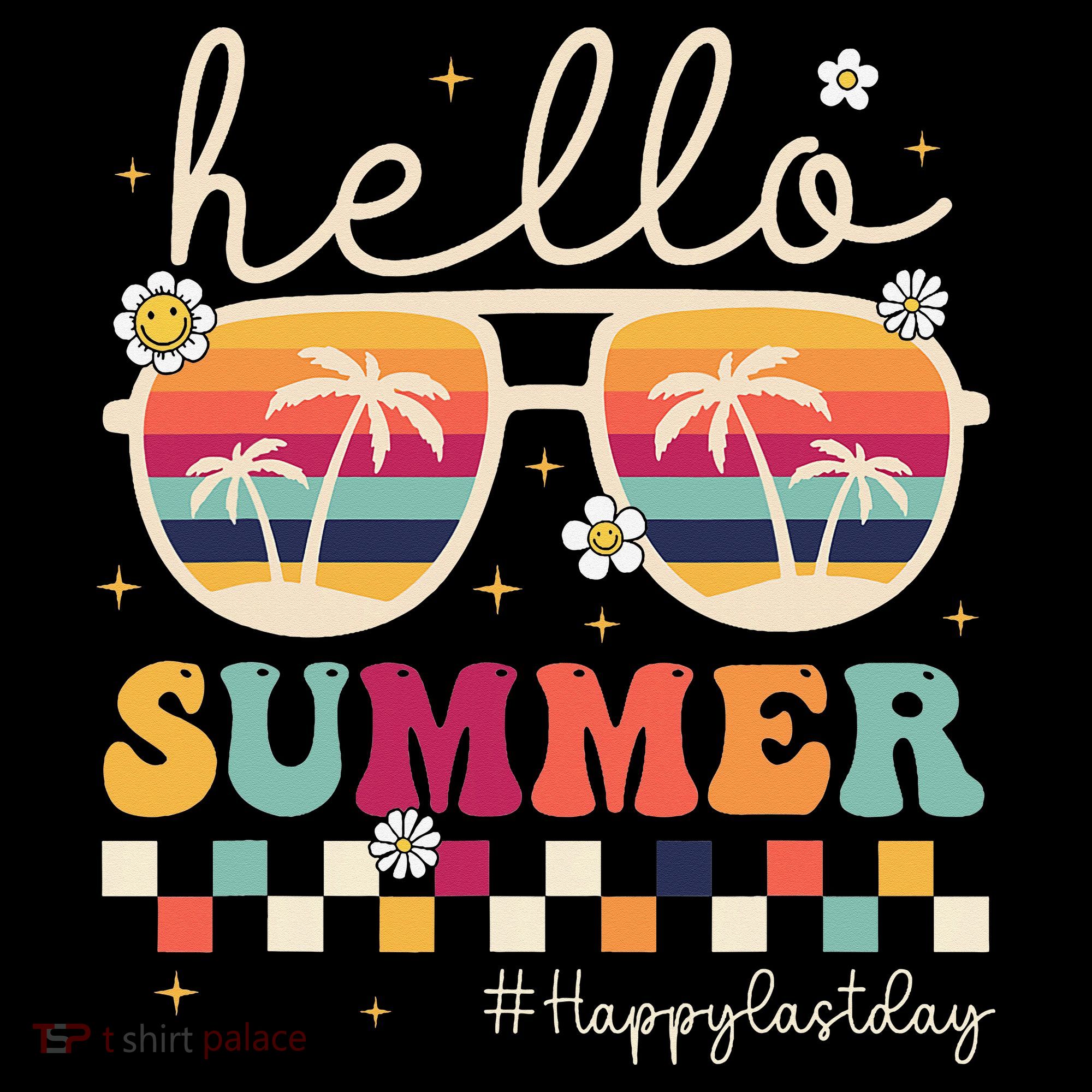 Retro Hello Summer Happy Last Day Of School Teacher Student Coffee Mug