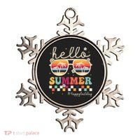 Retro Hello Summer Happy Last Day Of School Teacher Student Ornament thumb 0