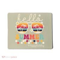 Retro Hello Summer Happy Last Day Of School Teacher Student Mousepad thumb 0