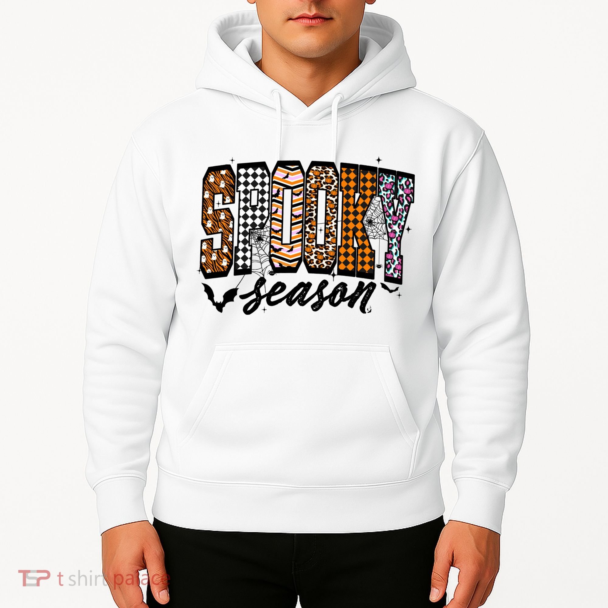 Retro Halloween Spooky Season Coquette Hoodie