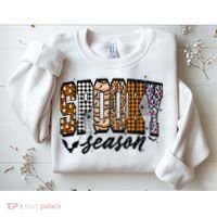 Retro Halloween Spooky Season Coquette Sweatshirt thumb 2