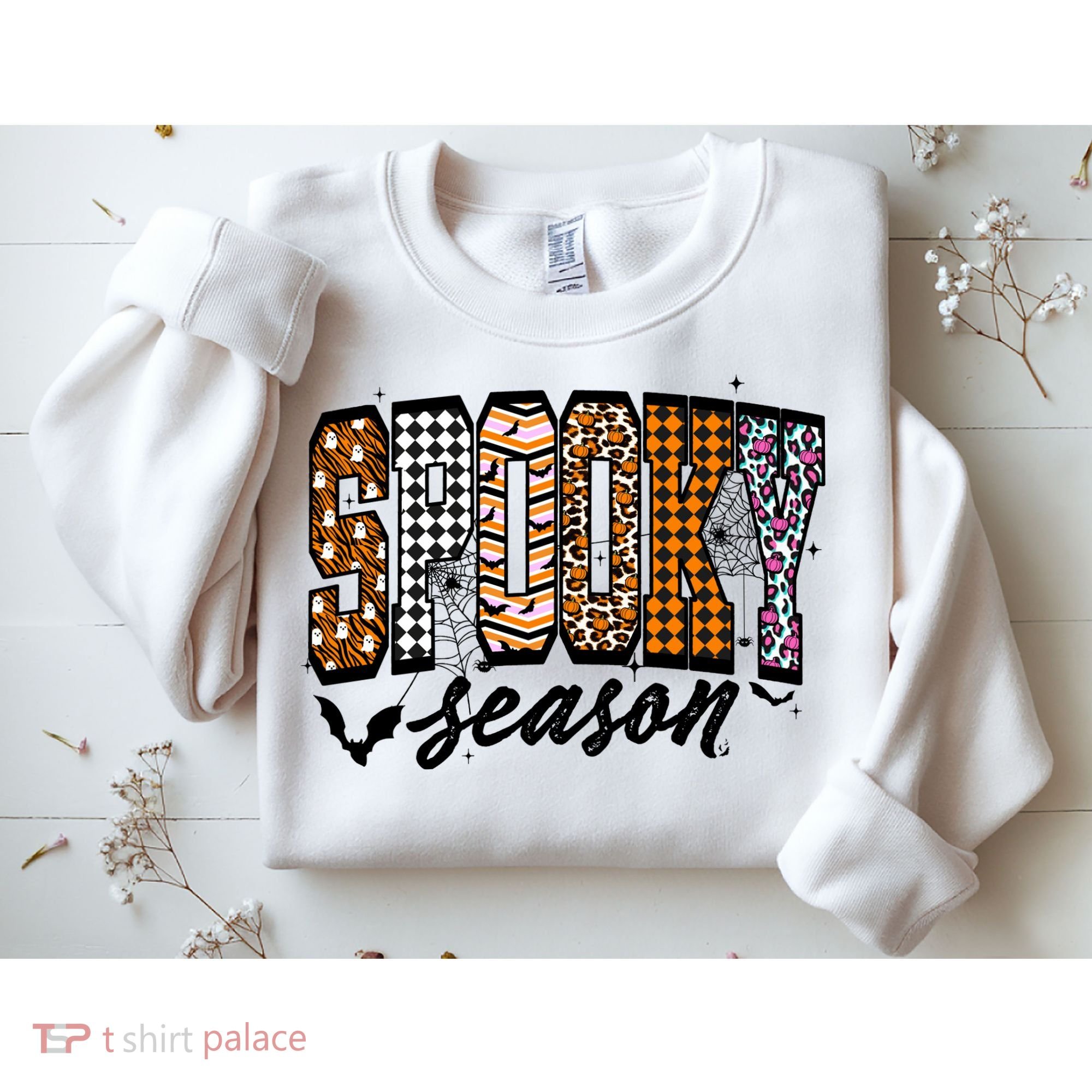 Retro Halloween Spooky Season Coquette Sweatshirt