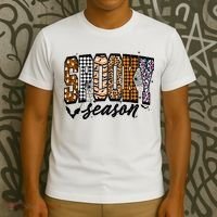 Retro Halloween Spooky Season Coquette T-Shirt thumb 3