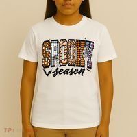 Retro Halloween Spooky Season Coquette T-Shirt thumb 4