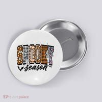 Retro Halloween Spooky Season Coquette Button thumb 0
