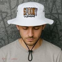 Retro Halloween Spooky Season Coquette Bucket Hat thumb 2
