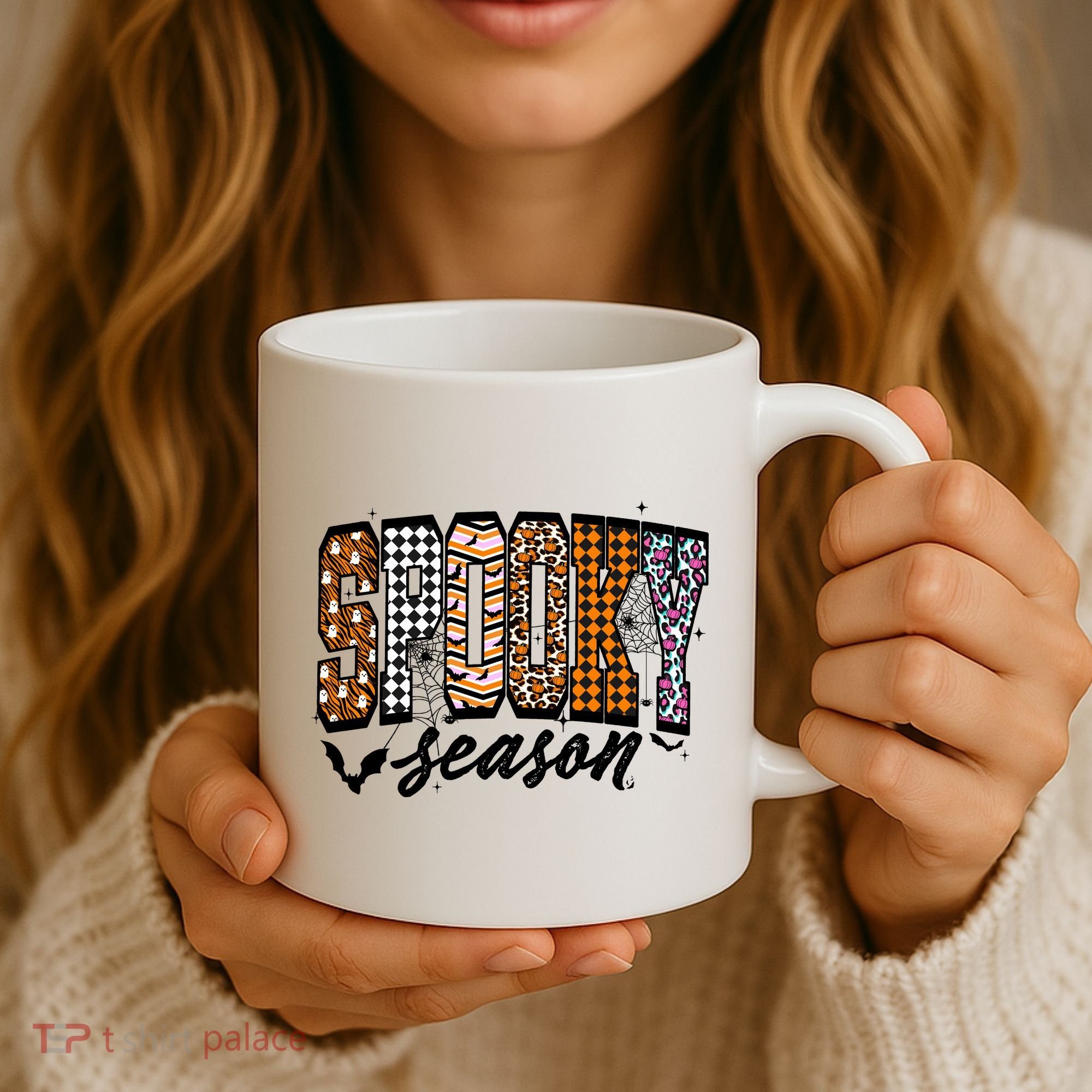 Retro Halloween Spooky Season Coquette Coffee Mug