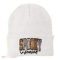 Retro Halloween Spooky Season Coquette Beanie thumb 0
