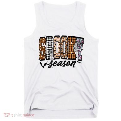 Retro Halloween Spooky Season Coquette Tank Top