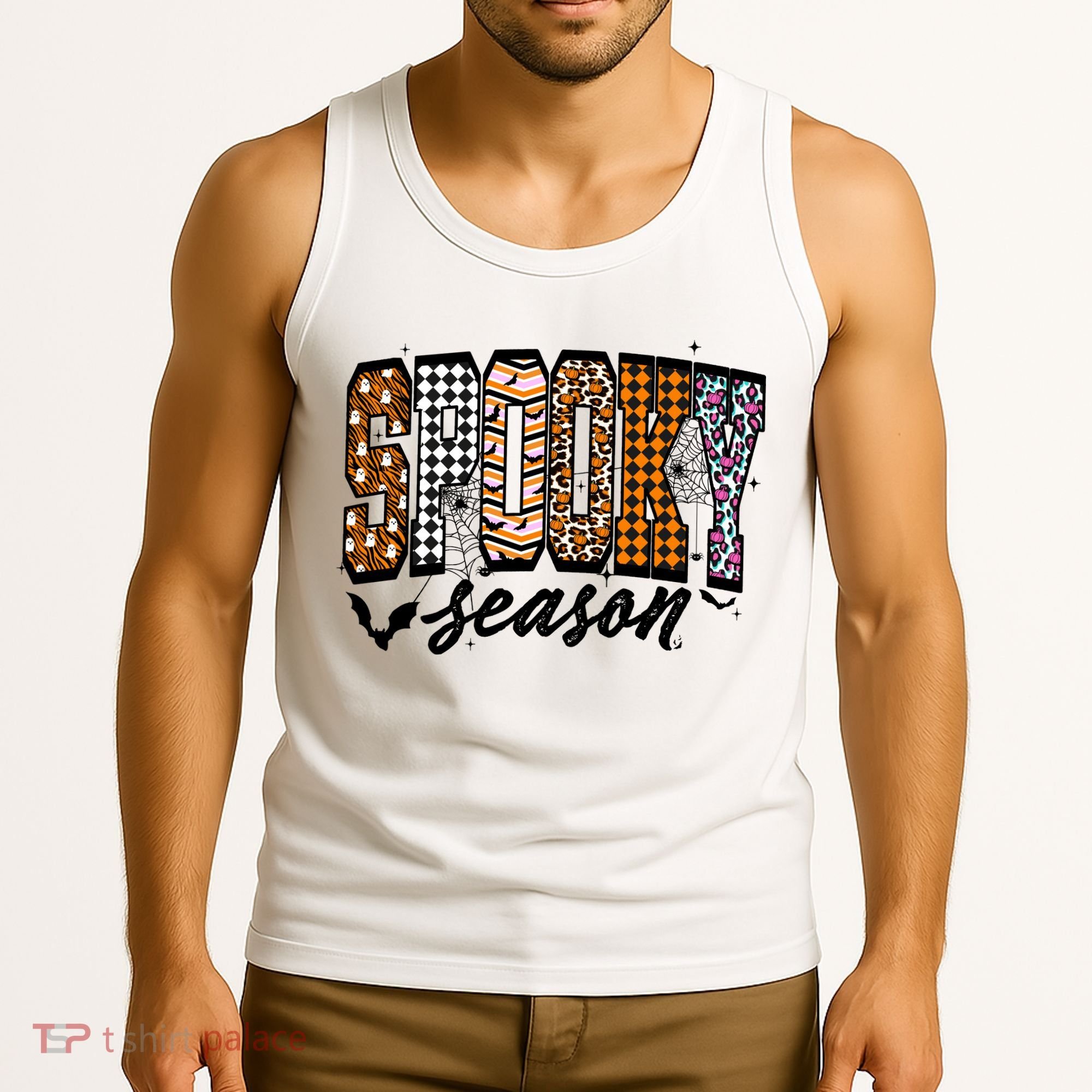 Retro Halloween Spooky Season Coquette Tank Top