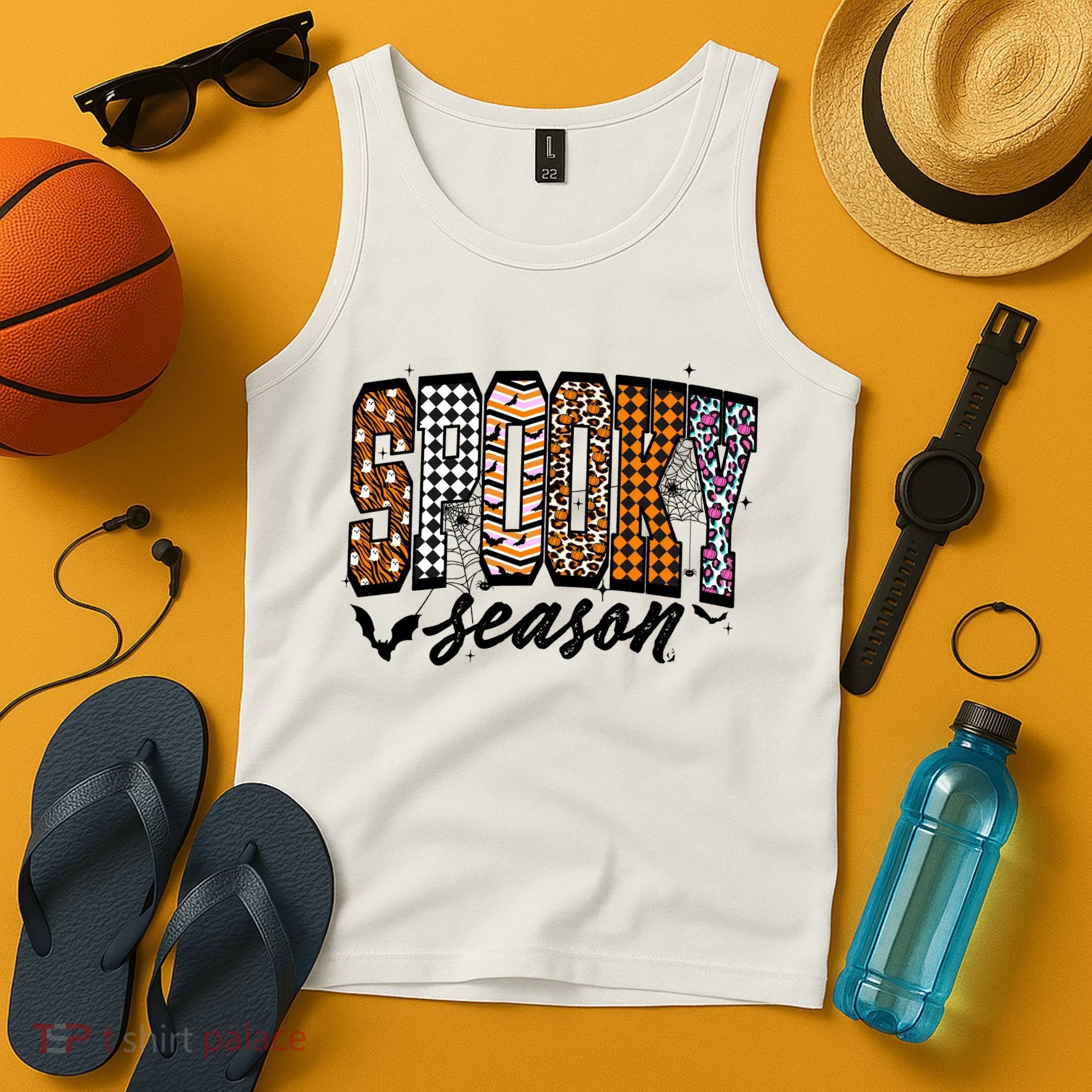 Retro Halloween Spooky Season Coquette Tank Top