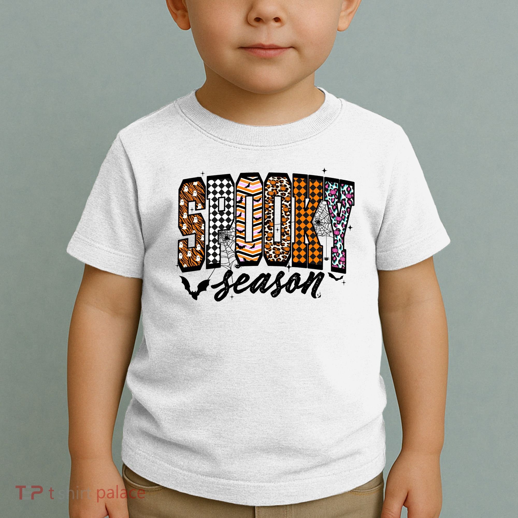 Retro Halloween Spooky Season Coquette Toddler T-Shirt