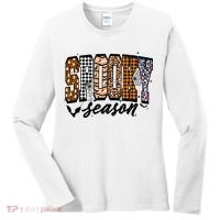 Retro Halloween Spooky Season Coquette Women's Long Sleeve Shirt thumb 0