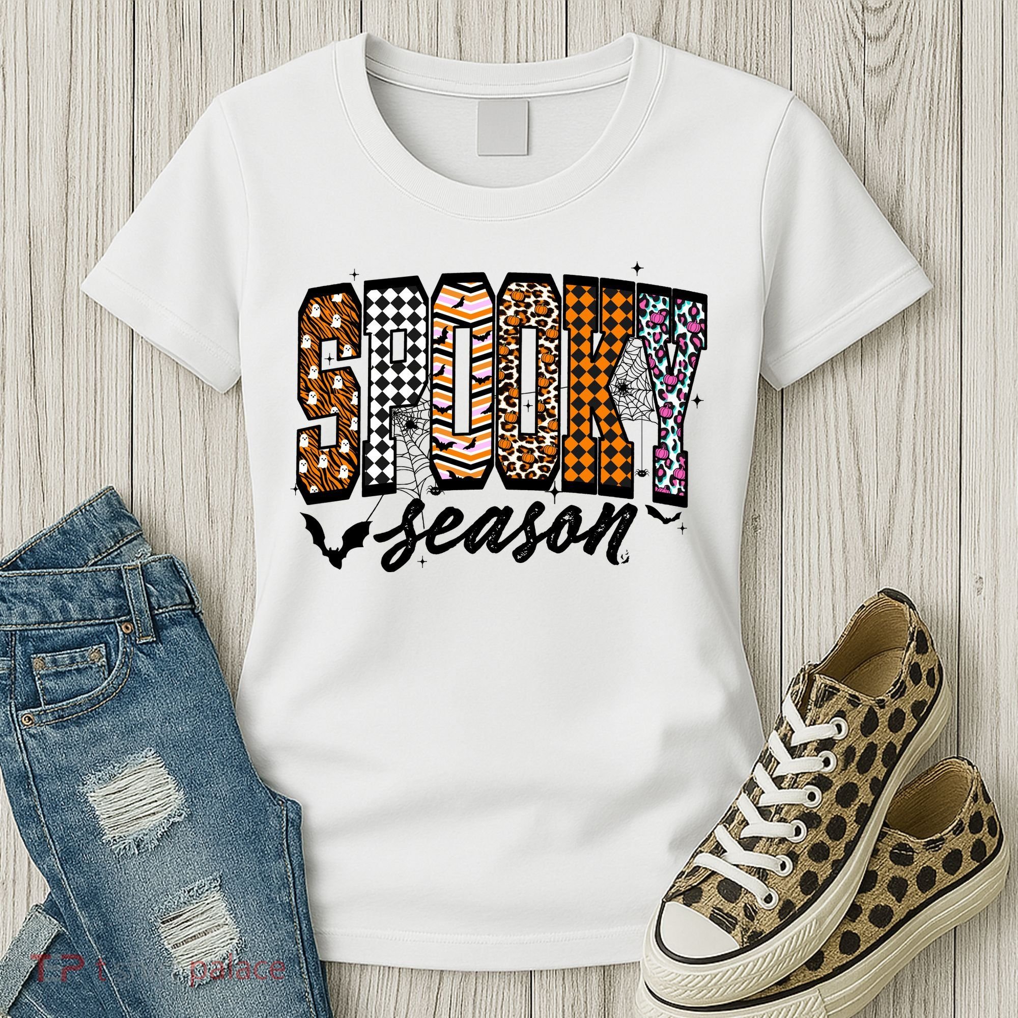 Retro Halloween Spooky Season Coquette Women's T-Shirt