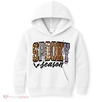 Retro Halloween Spooky Season Coquette Kids Hoodie thumb 0