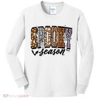 Retro Halloween Spooky Season Coquette Kids Long Sleeve Shirt thumb 0