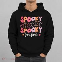 Retro Halloween Spooky Season Fall Season Hoodie thumb 0