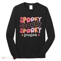 Retro Halloween Spooky Season Fall Season Long Sleeve Shirt thumb 0