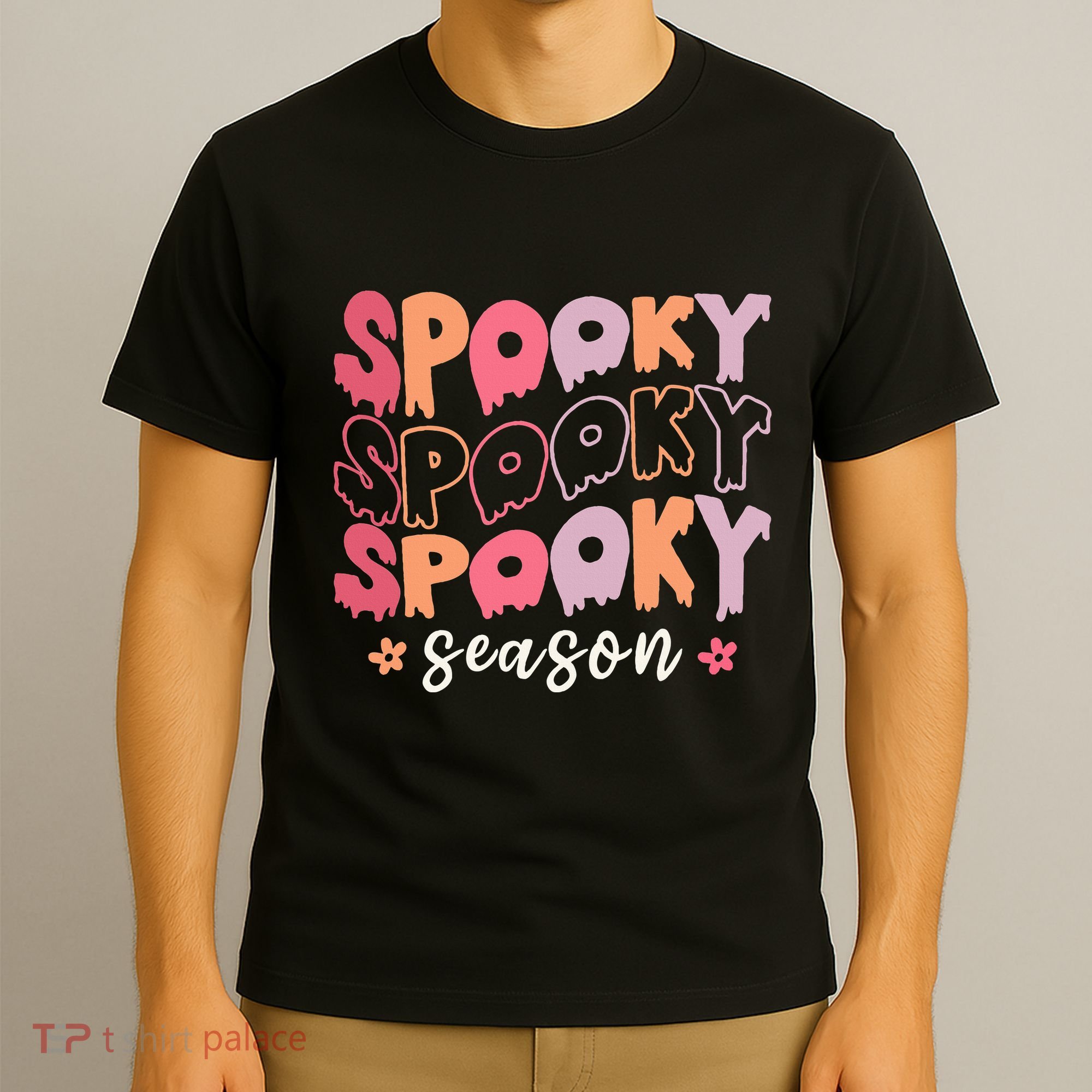 Retro Halloween Spooky Season Fall Season T-Shirt