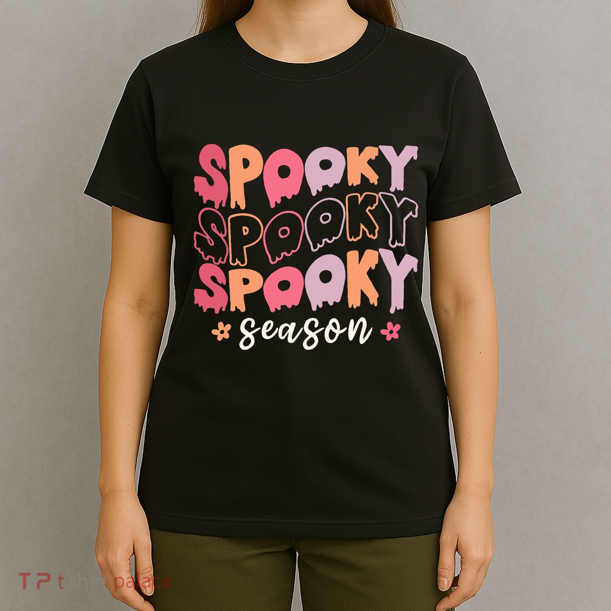 Retro Halloween Spooky Season Fall Season T-Shirt