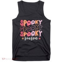 Retro Halloween Spooky Season Fall Season Tank Top thumb 0