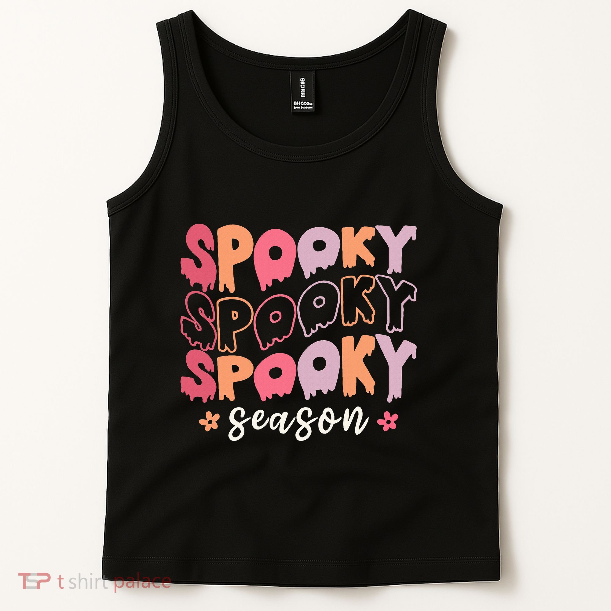 Retro Halloween Spooky Season Fall Season Tank Top