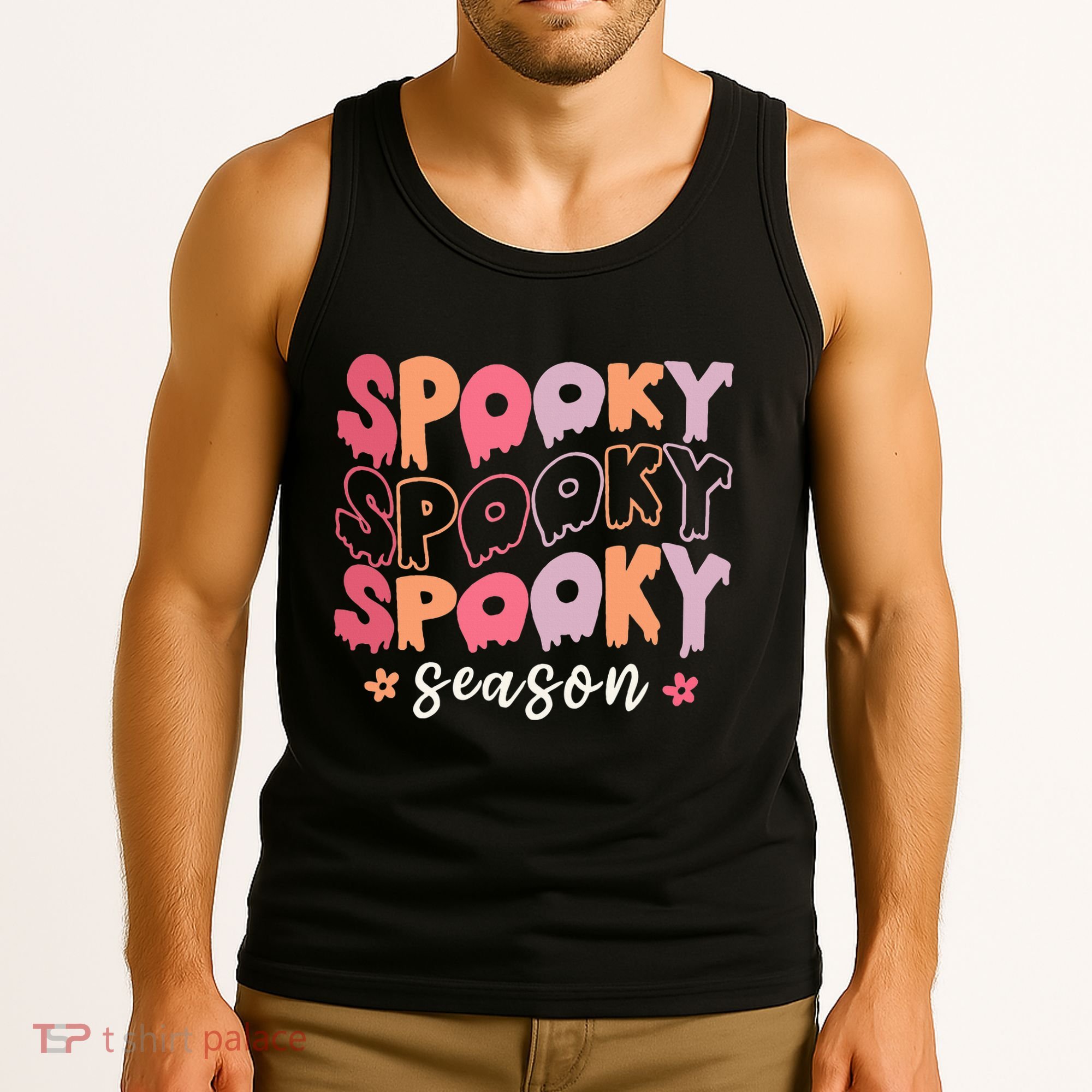 Retro Halloween Spooky Season Fall Season Tank Top