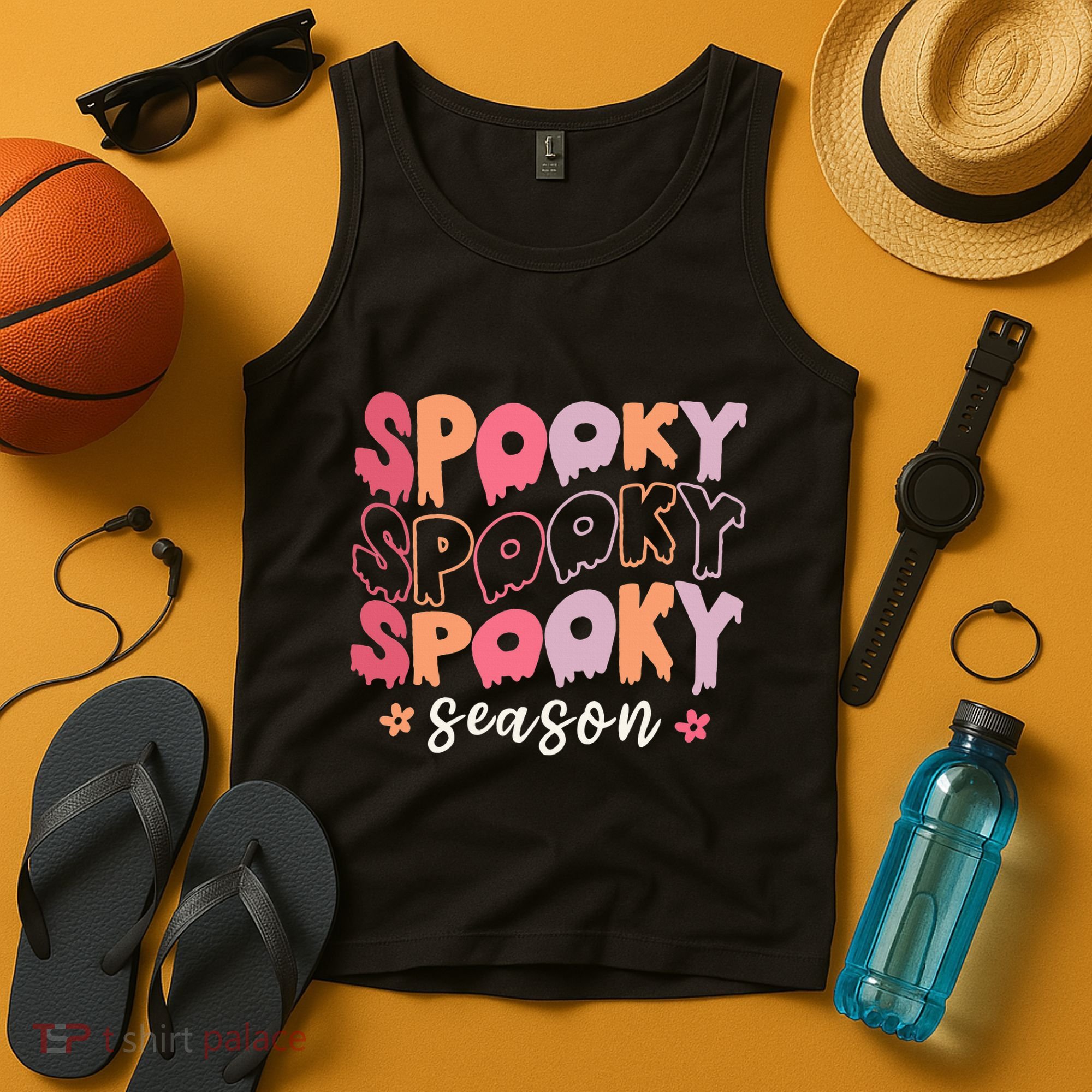 Retro Halloween Spooky Season Fall Season Tank Top