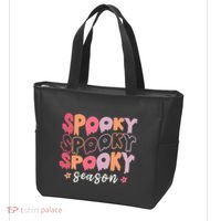 Retro Halloween Spooky Season Fall Season Tote Bag thumb 3
