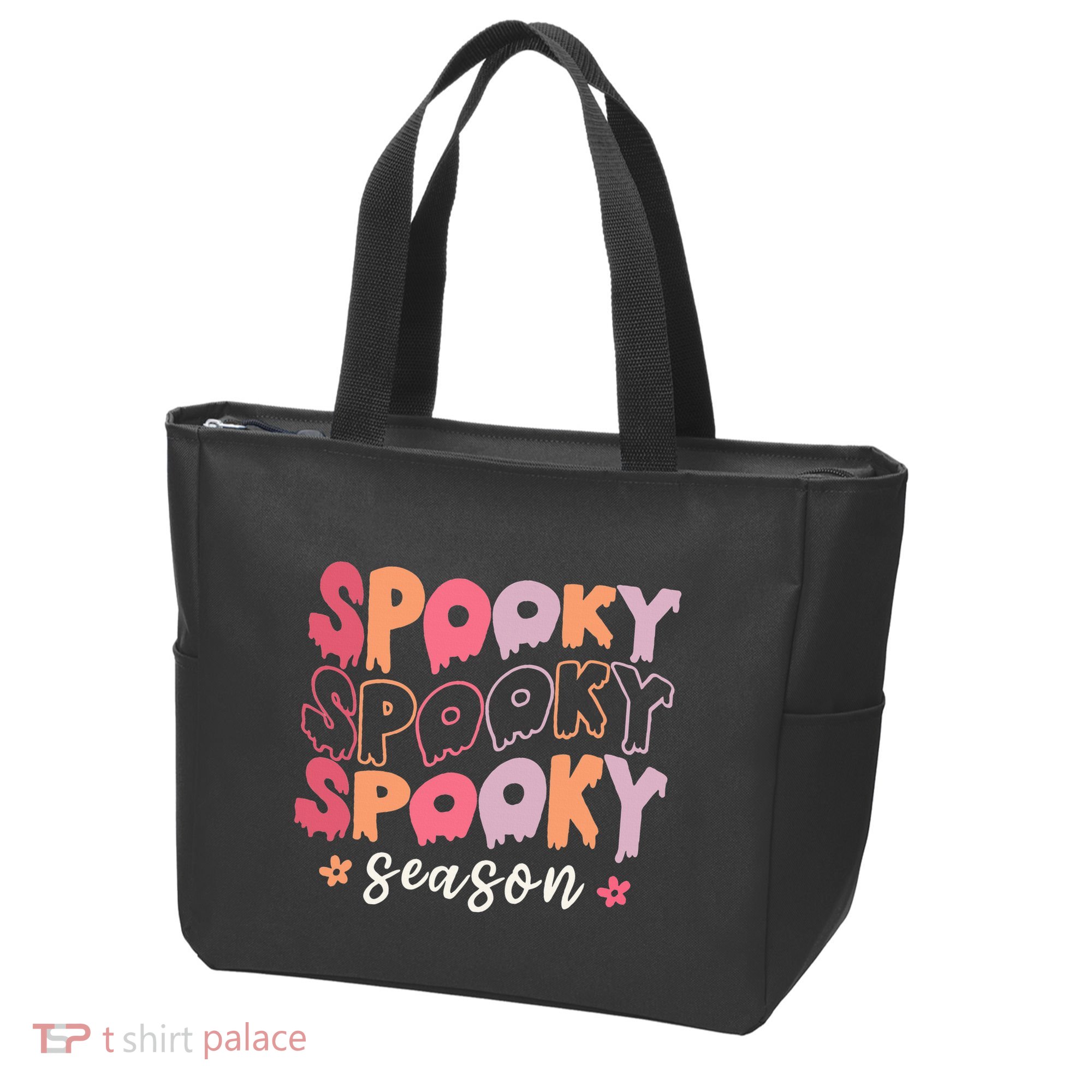 Retro Halloween Spooky Season Fall Season Tote Bag