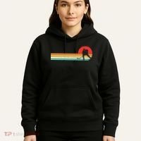 Retro Hockey Striped Logo Hoodie thumb 5
