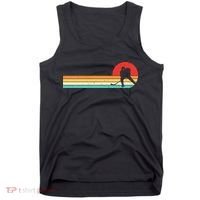 Retro Hockey Striped Logo Tank Top thumb 0