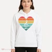 Retro Heart Sunset Note Music School Hoodie thumb 5