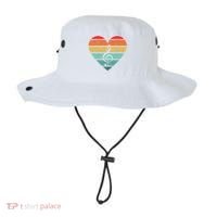 Retro Heart Sunset Note Music School Bucket Hat thumb 0