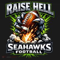Raise Hell Seahawks Football Backpack thumb 2